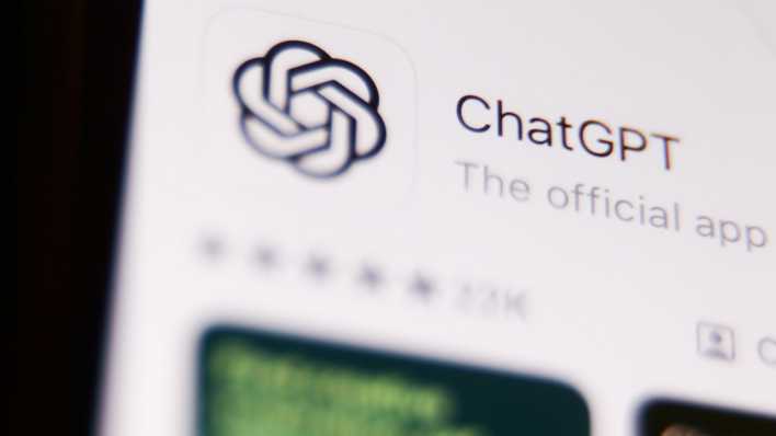 Die ChatGPT-App in einem App-Store.