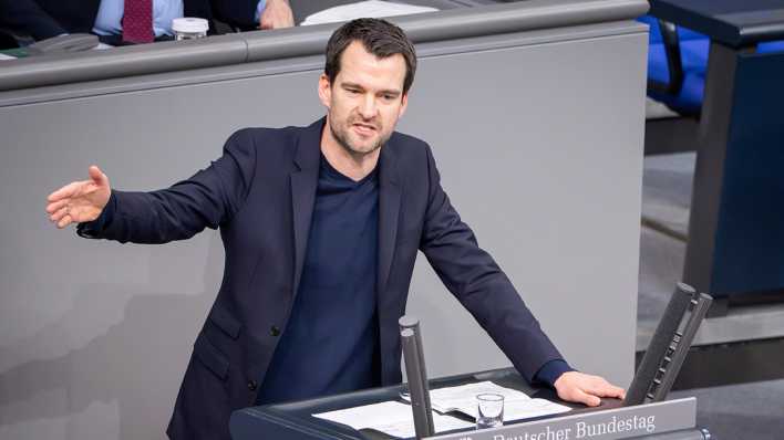 Johannes Vogel (FDP) bei einer Rede im Bundestag (Archivbild)