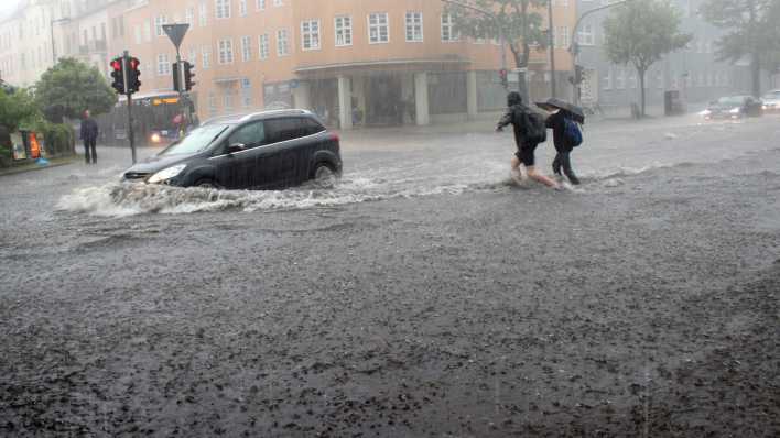 Symbolbild: Starkregen in Oranienburg