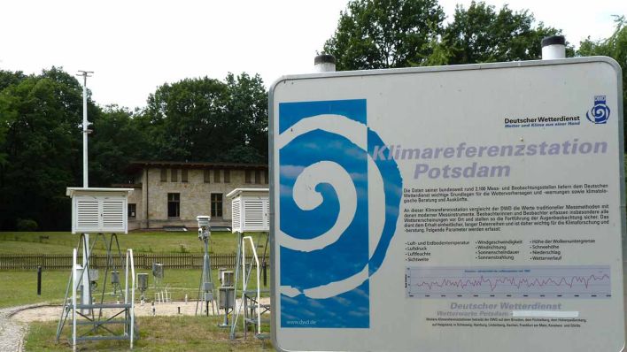 Die Klimareferenzstation des Deutschen Wetterdiensts DWD (Foto: rbb Inforadio/Thomas Prinzler)