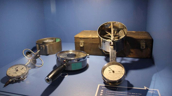 Meteorologische Instrumente im Wettermuseum Lindenberg - Foto: rbb Inforadio/Thomas Prinzler