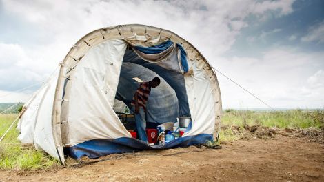 Flüchtlingscamp in Pretoria, Südafrika (Bild: imago/Gallo Images)