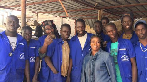 Mitarbeiter im GIZ-Projekt Ofenschmiede im Senegal