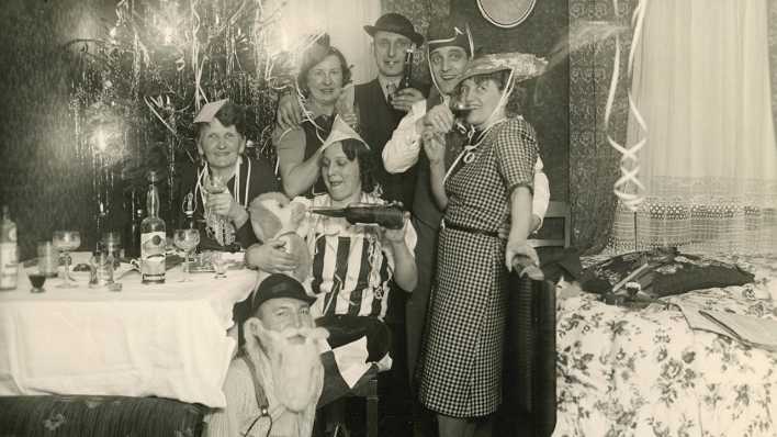 Weihnachtsparty um 1928