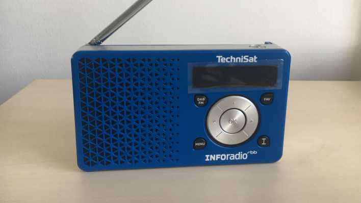 DAB+-Radio mit Inforadio-Branding