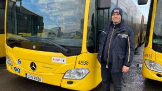 BVG-Busfahrer Matthias Kurreck