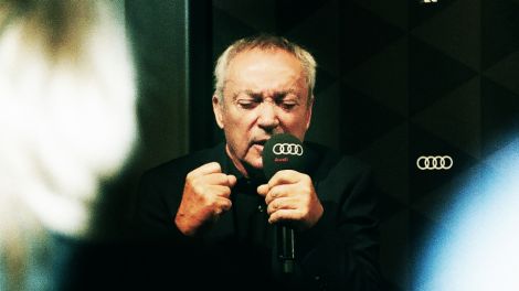 Udo Kier bei einem Interview im Audiohouse. (Bild: Joseph Wolfgang Ohlert)