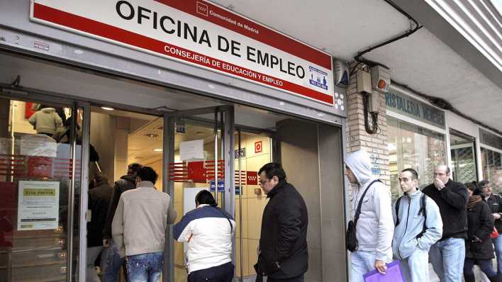 Arbeitsamt in Spanien (Bild: dpa)