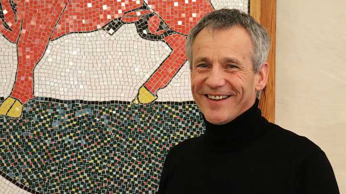 Gerald Lehmann ist seit mehr als 10 Jahren Bürgermeister der Stadt Luckau und liebt seine Stadt, Bild: Antenne Brandenburg/Marie-Thérèse Harasim