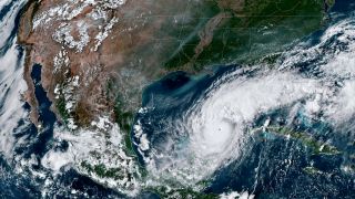 Hurricane Milton aus der Luft (Quelle: IMAGO | ZUMA Press Wire)