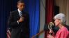 Barack Obama beantwortet Fragen zu der von ihm eingeführten Krankenversicherung, die als "Obamacare" bekannt wurde (imago/ZUMA Press)