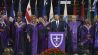 Barack Obama singt Amazing Grace bei einer Grabrede für South-Carolina-Senatorin Clementa Pinckney (Bild: imago/Xinhua)