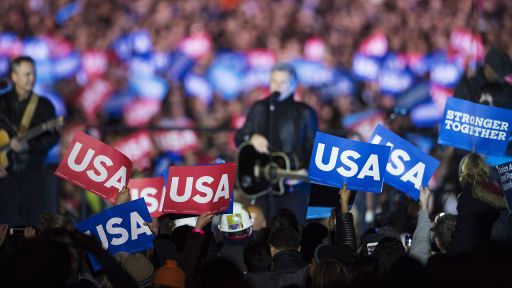 US-Wahlkampf in Philadelphia (Bild: imago/Bildbyran)