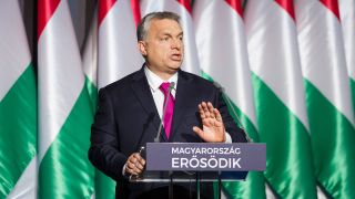 Viktor Orban, Premierminister Ungar, Quelle: imago/stock&people/Xinhua