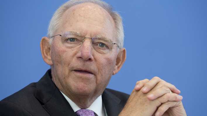 Bundesfinanzminister Wolfgang Schäuble