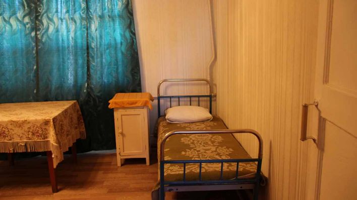 Das Bett, in dem Juri Gagarin schlief