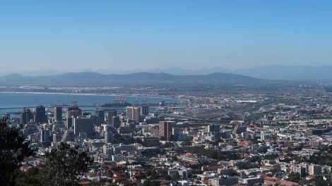 Blick auf Kapstadt