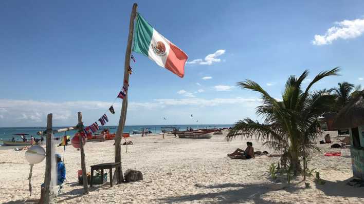 Strand auf Yucatan (Bild:rbb/Jörg Poppendieck) Strand auf Yucatan (Bild:rbb/Jörg Poppendieck)