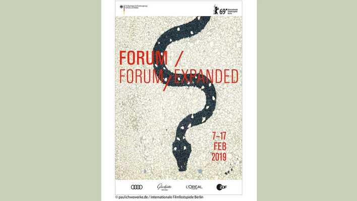 Plakat Forum Expanded 2019 © paulichwewerke.de / Internationale Filmfestspiele Berlin