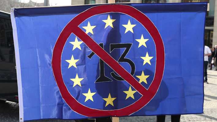 Protestplakat zur EU-Urheberrechtsreform (Foto: dpa)