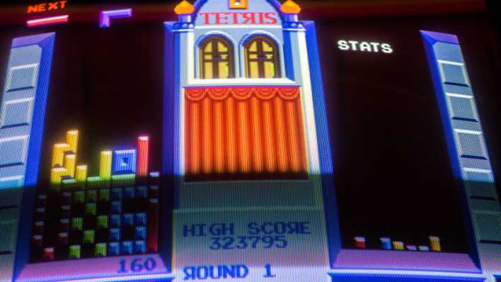 Spieleklassiker Tetris. Spieleklassiker Tetris.