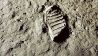 Fußabdruck des US-amerikanischen Astronauten Edwin E. Aldrin auf dem Mond (Bild: dpa/Nasa)