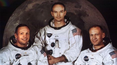 Die Besatzung von "Apollo 11", die Astronauten Neil Armstrong, Michael Collins und Edwin Aldrin. (Bild: dpa/Nasa)