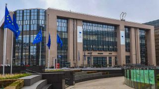 Brüssel: Justus-Lipsius-Gebäude, Rat der Europäischen Union (Bild: imago images / Winfried Rothermel)