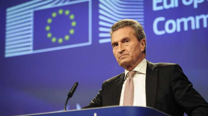 EU-Kommissar Günther Oettinger. (Bild: imago/Zuma Press)