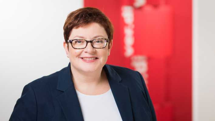 Christine Behle, Bundesvorstand der Dienstleistungsgewerkschaft (Bild: ver.di/Kay Herschelmann)