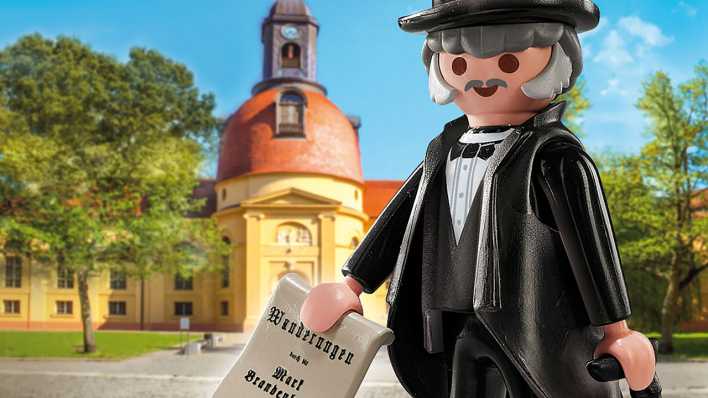 Playmobil-Spielfigur Theodor Fontane (Bild: Kulturkirche Neuruppin) Playmobil-Spielfigur Theodor Fontane (Bild: Kulturkirche Neuruppin)