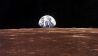 Dieser Blick auf die Erde bot sich den Astronauten von "Apollo 11", bevor sie die Raumfähre verließen. (Bild: dpa/Nasa)
