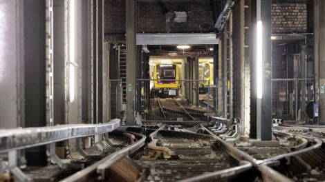 Umbaumaßnahmen bei der U-Bahn.