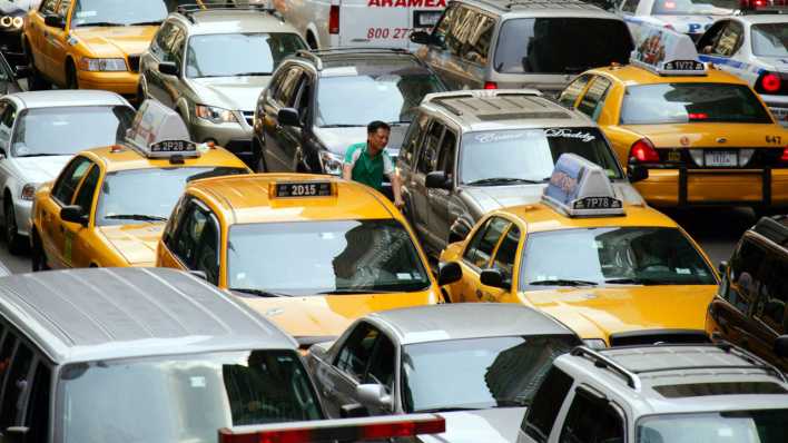 Rush Hour in Manhatten (Bild: imago images/Xinhua)