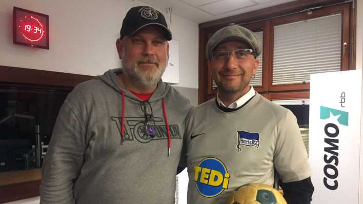 Union-Fan Andreas, Hertha-Fan Matthias Union-Fan Andreas, Hertha-Fan Matthias