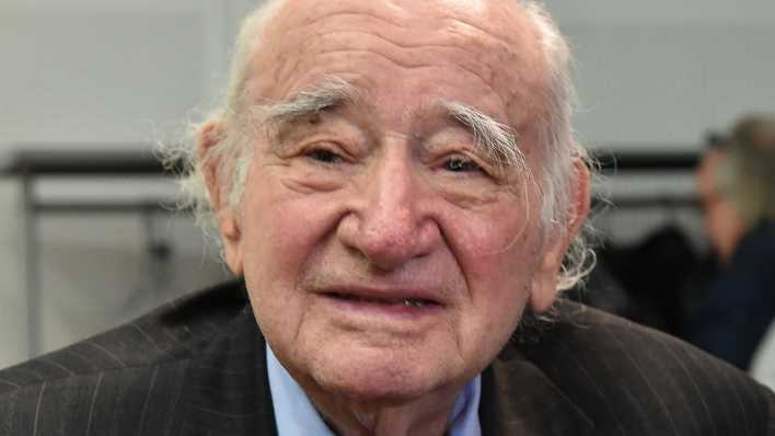 Der Auschwitz-Überlebende Roman Kent, Präsident des Internationalen Auschwitz Komitee im Dezmeber 2019 (Bild: dpa/ Bernd Settnik)
