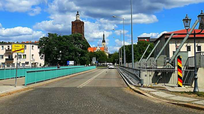 Blick auf Guben/ Gubin (Bild: rbb/ Oliver Soos)