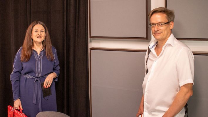 Prof. Rafaela Kunz und Prof. Henning Breuer
