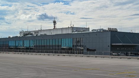 Der neue Regierungsterminal am Flughafen Berlin Brandenburg .