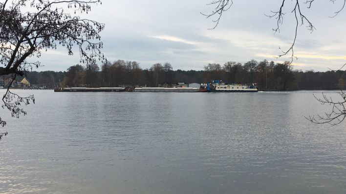 Schiff auf der Dahme