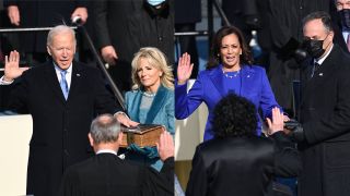 US-Präsident Biden und Vize-Präsidentin Harris bei der Vereidigung
