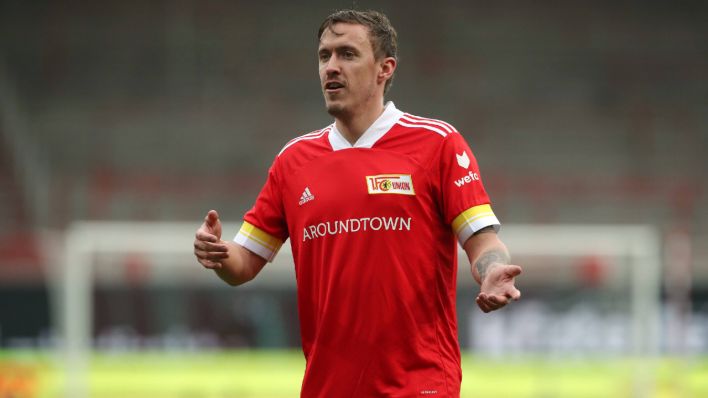 Unions Max Kruse gestikuliert (Foto: imago images / Contrast)