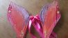 Schmetterlingsflügel aus Kleiderbügeln und einer Strumpfhose (Bild: privat)