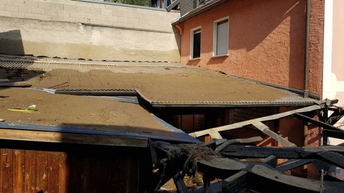 Fluchtweg von Loni Josten durch das Flurfenster und dann über das Dach (Bild: rbb/Gabriele Heuser)