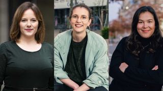 Jessica Rosenthal (SPD), Deborah Düring (Bündnis 90/Die Grünen) und Franziska Brandmann (FDP)