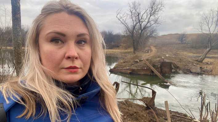 Katerina Melofejeva, Kriegsjournalistin, ehemals aus Donezk