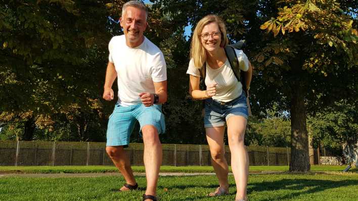 Gunnar Sauer und Tatjana-Marie Lehner, unsere Zwei für den BERLIN-MARATHON