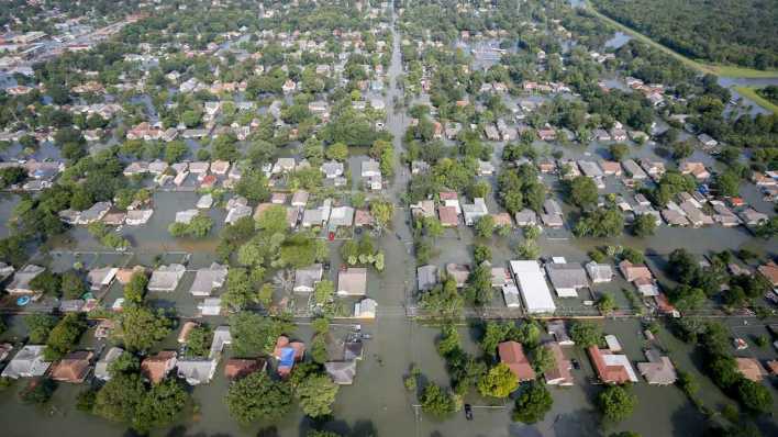 USA, Texas, Houston, 07.12.2017: Überschwemmungen durch Hurricane Harvey (Bild: picture alliance / Newscom | DANIEL MARTINEZ)