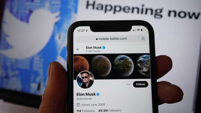 Der Twitter-Account von Elon Musk