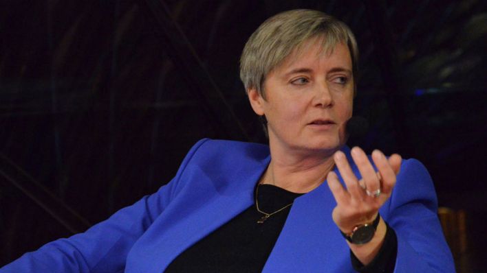 I.E. Alda Vanaga, Botschafterin der Republik Lettland (Bild: rbb/Matthias Schirmer)
